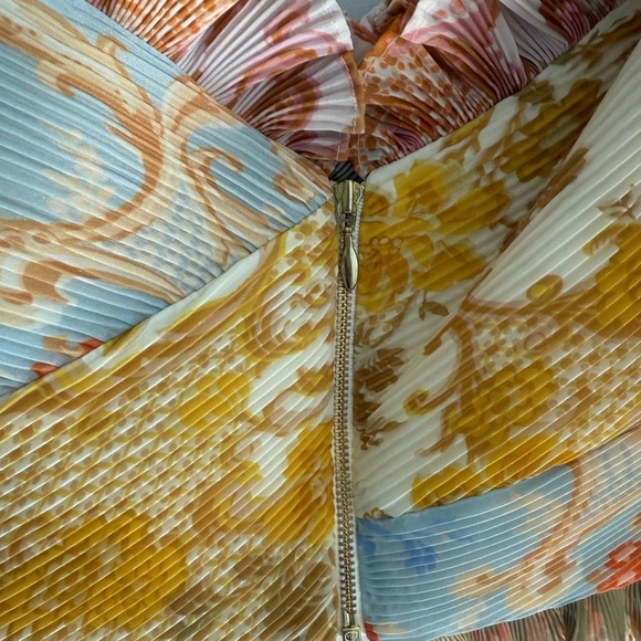 ZIMMERMANN Postcard Pleated Fan Bodice Top - Picture 6 of 12